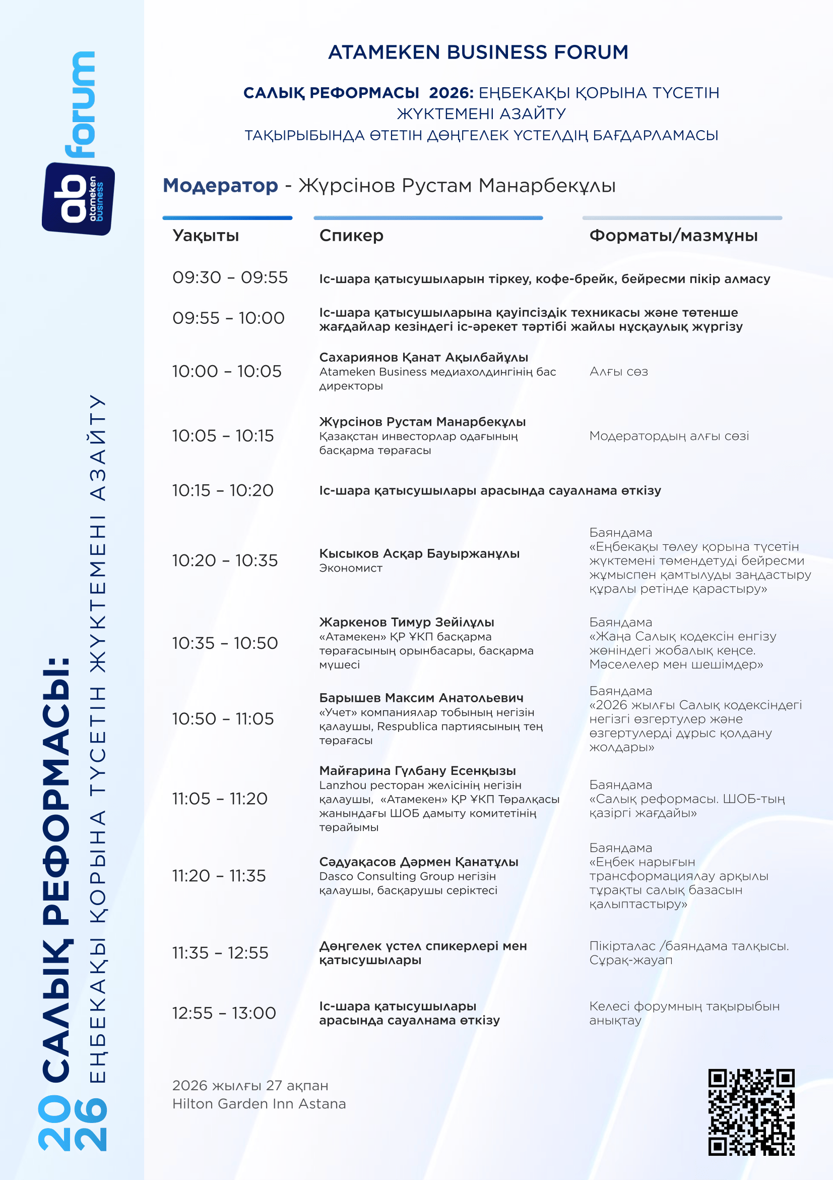 Программа форума